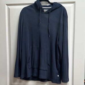 RAINFOREST Dark Blue Textured Hoodie